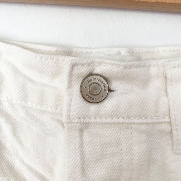 Reformation Charlie high rise Jean shorts - Picture 5 of 8